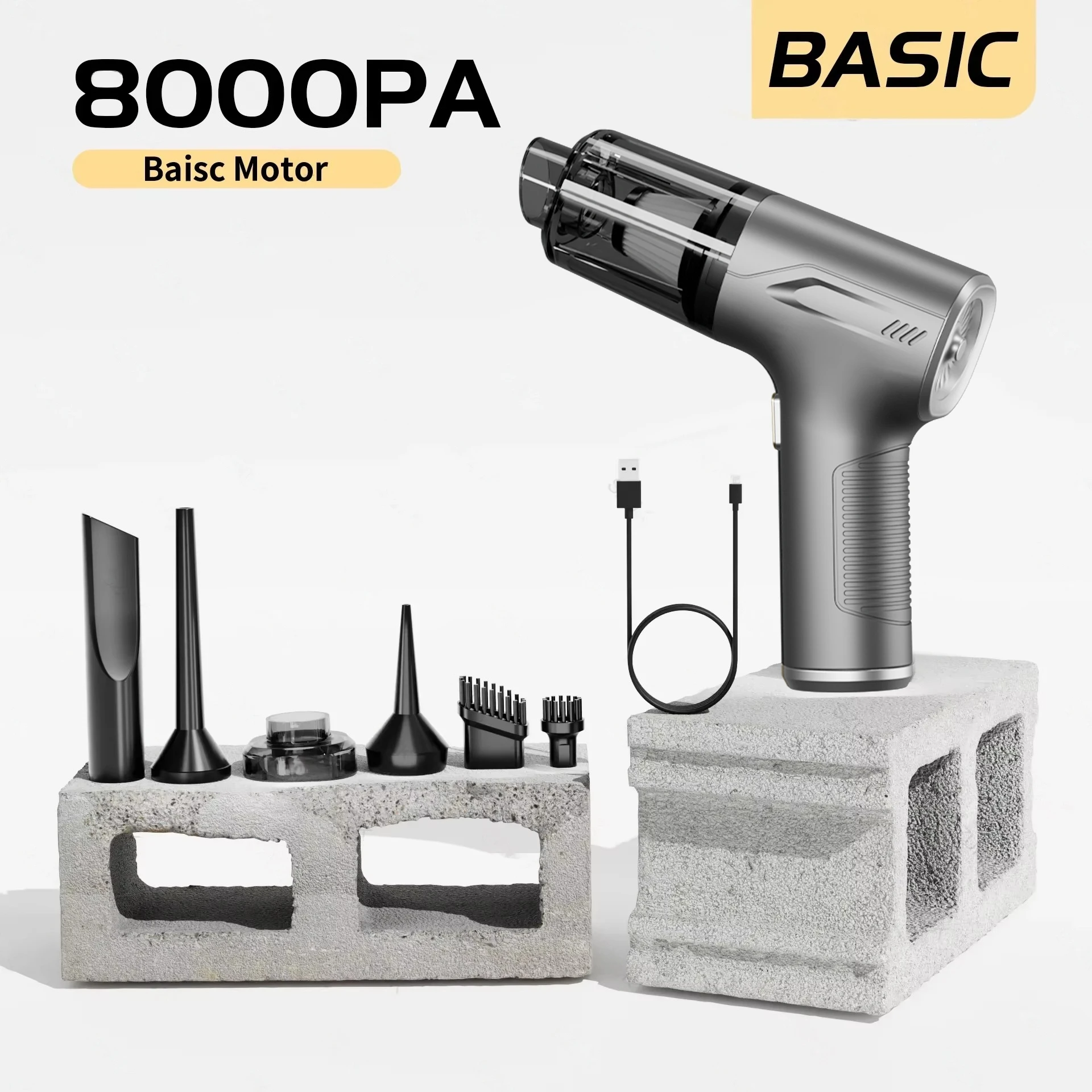 Wireless Car Vacuum Cleaner 98000PA - Powerful Handheld Cordless Vacuum for Car & Home - Image 11