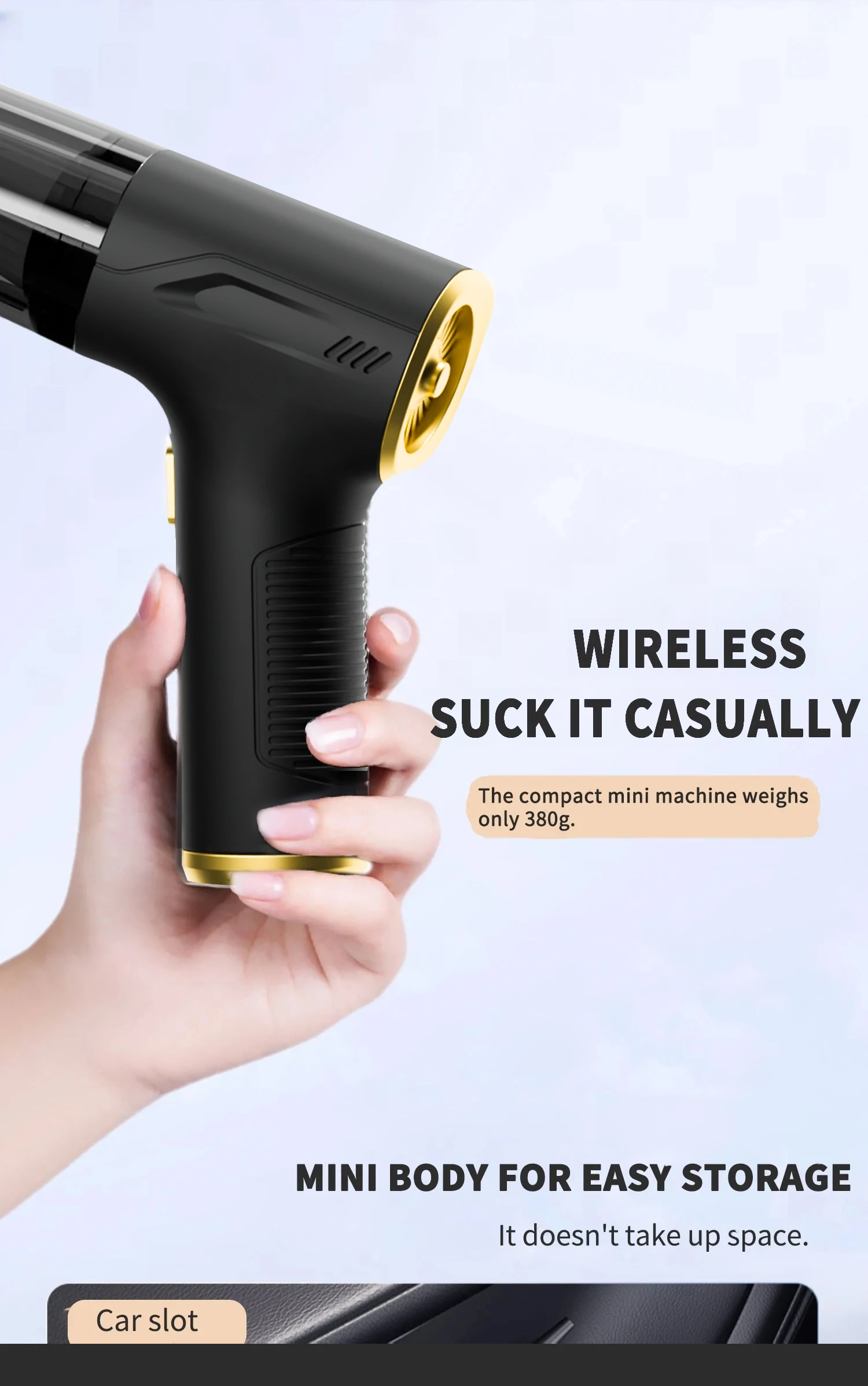 Wireless Car Vacuum Cleaner 98000PA - Powerful Handheld Cordless Vacuum for Car & Home - Image 40