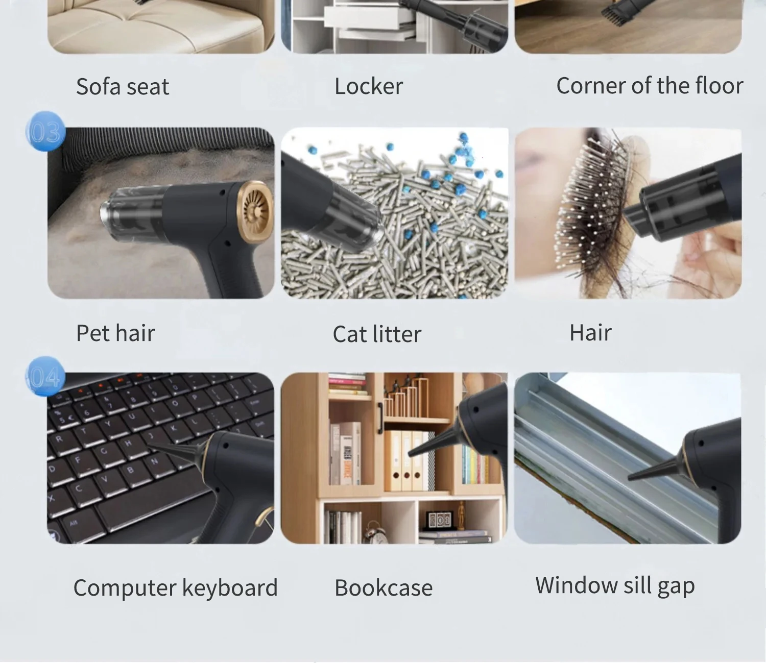 Wireless Car Vacuum Cleaner 98000PA - Powerful Handheld Cordless Vacuum for Car & Home - Image 25